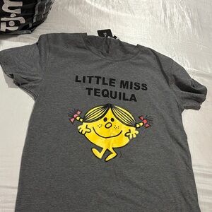 Gray Little Miss Tequila Shirt